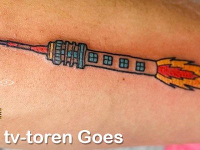 Impulsieve actie en nu heeft Reza de tv-toren van Goes op zijn&nbsp;arm